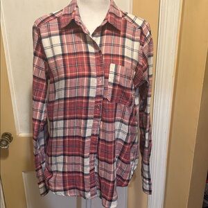 Hollister Plaid Women's Long Sleeve Shirt
